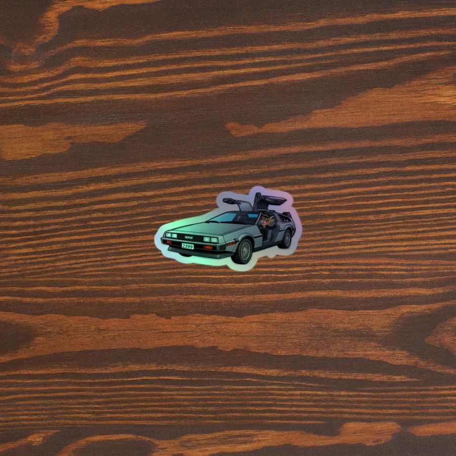DeLorean Holo-Graphic Sticker product image (5)