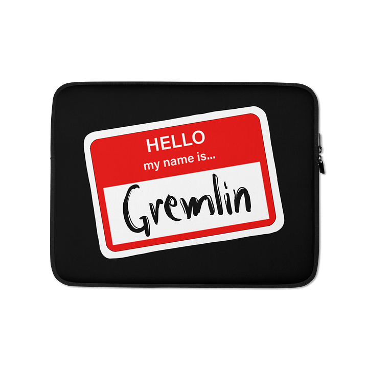 Hello, my name is... Laptop Case product image (1)