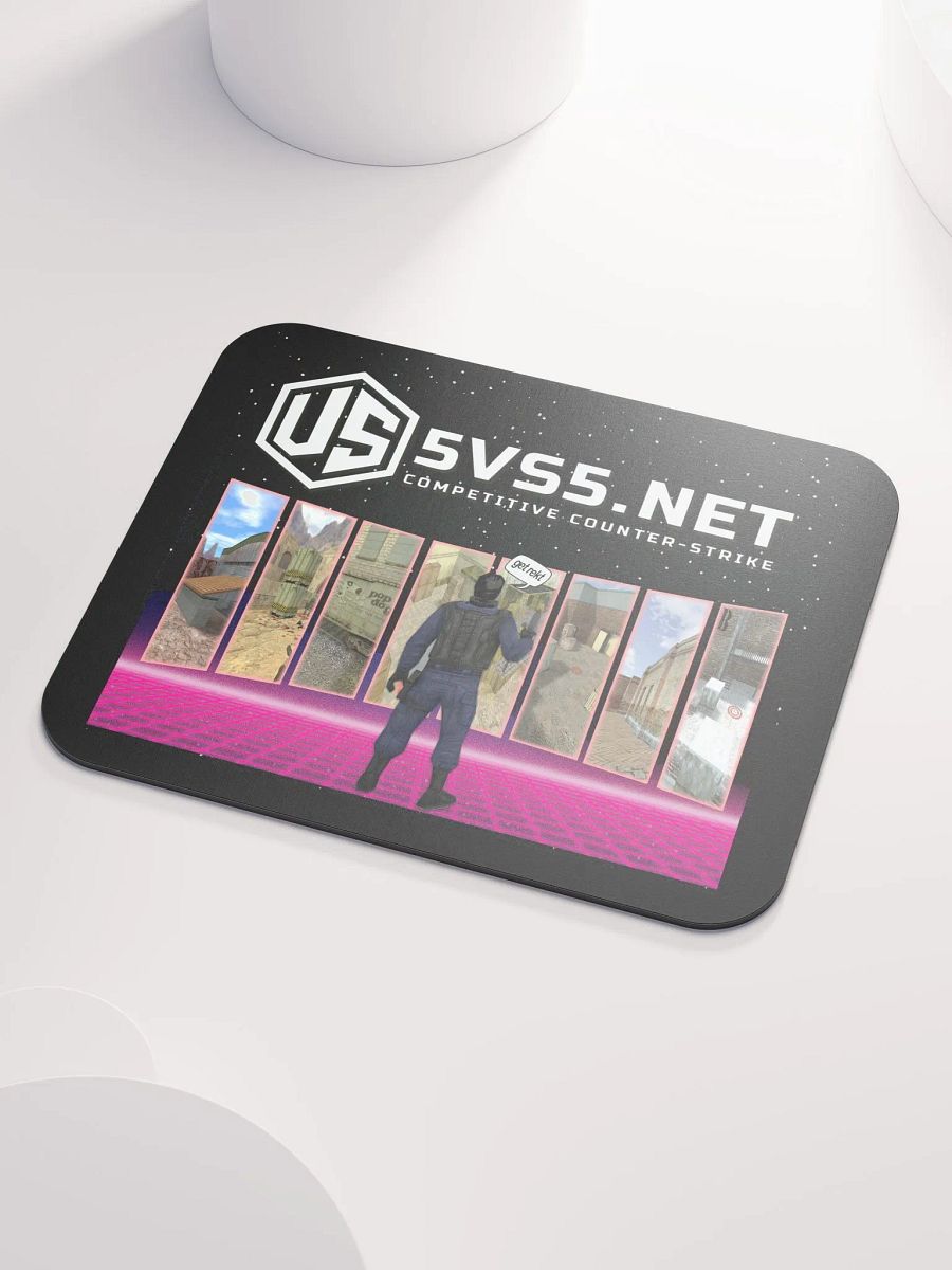 5vs5.net™ Get Rekt Classic Gaming Mouse Pad (8.7″ × 7.1″ × 0.12″) product image (3)