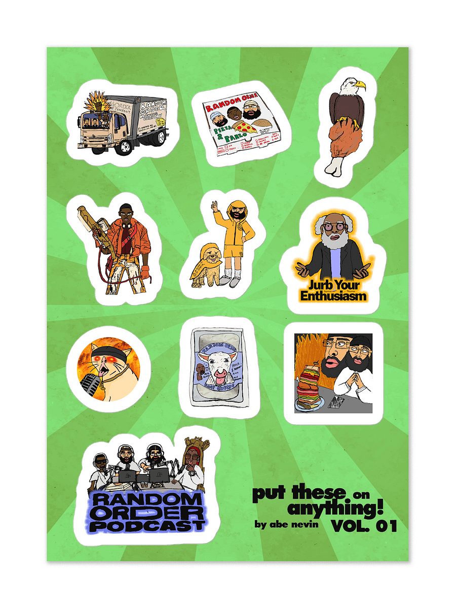 PUT THESE ON ANYTHING STICKER PACK - VOLUME 1 product image (1)