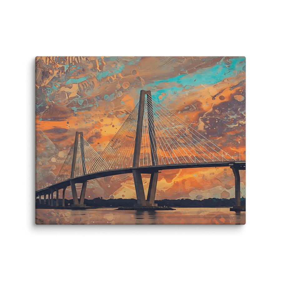 Charleston's Majestic Span Canvas Print product image (1)