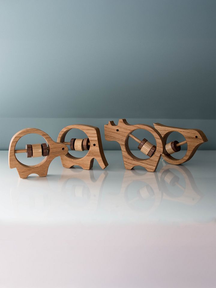 Dinosaur Wooden Baby Rattle Toy | Digital Plans product image (2)