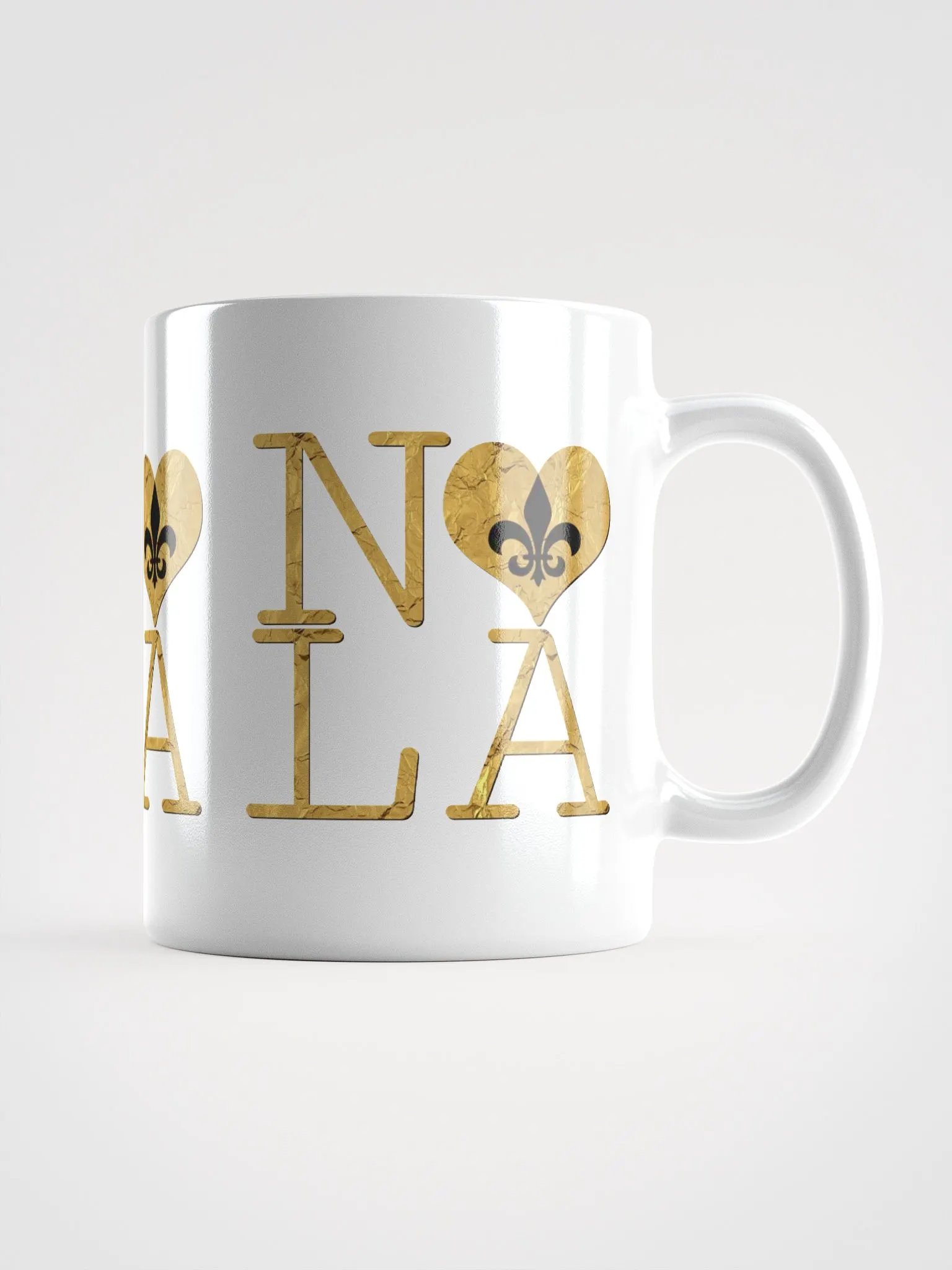 I LOVE NOLA **BIGSHOT MUG** (GOLD WRAP FULL) product image (1)