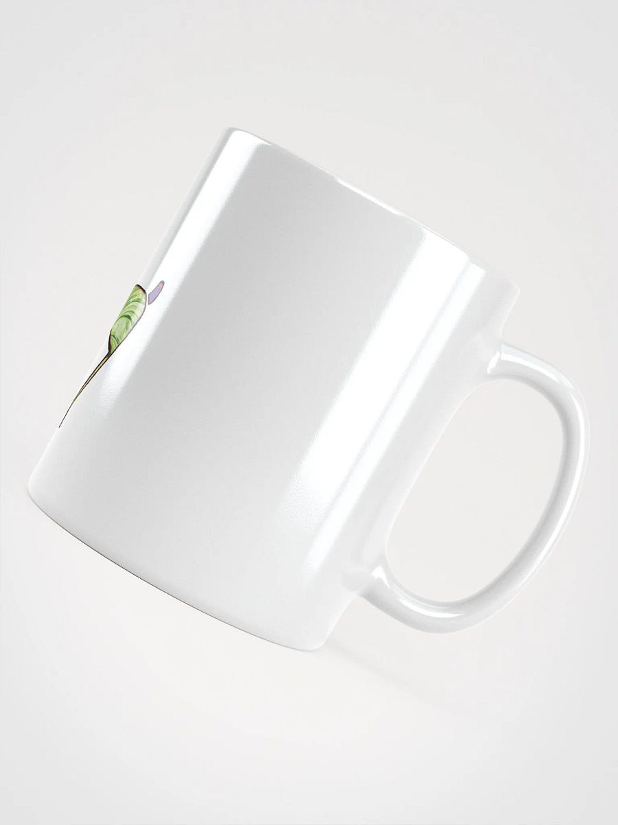 Vivid Swirls White Glossy Mug African Art Colorful Animal product image (4)