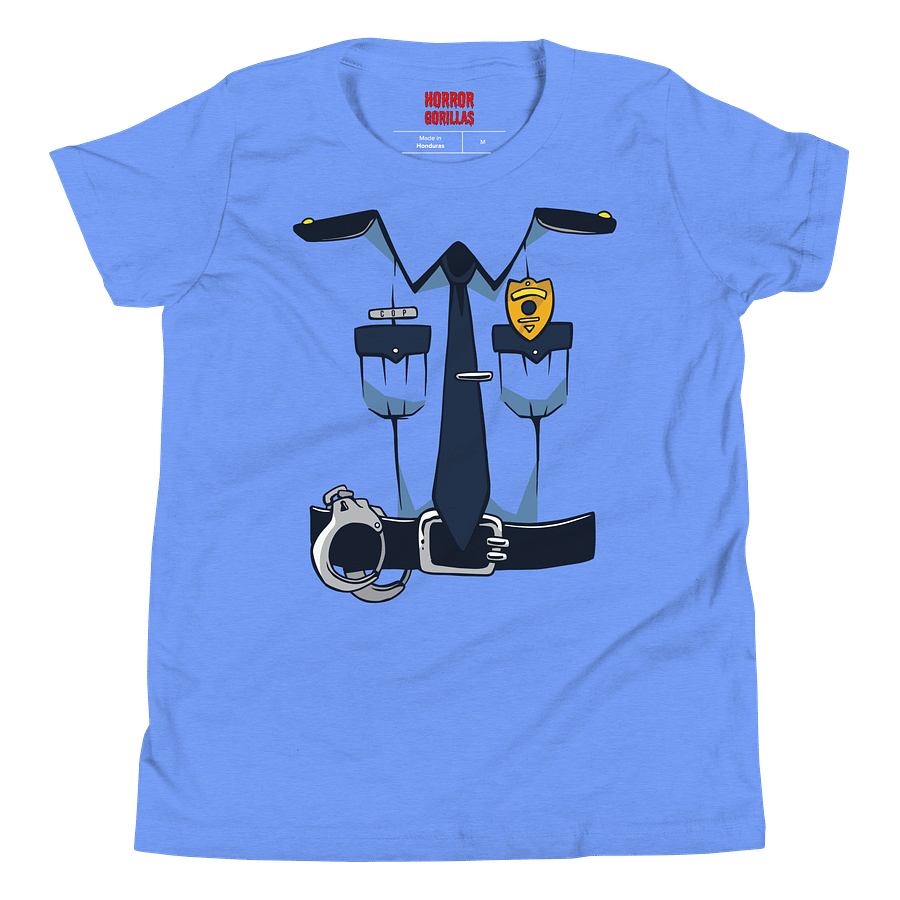 Cop Police Halloween Costume Funny T-Shirt For Kids product image (4)