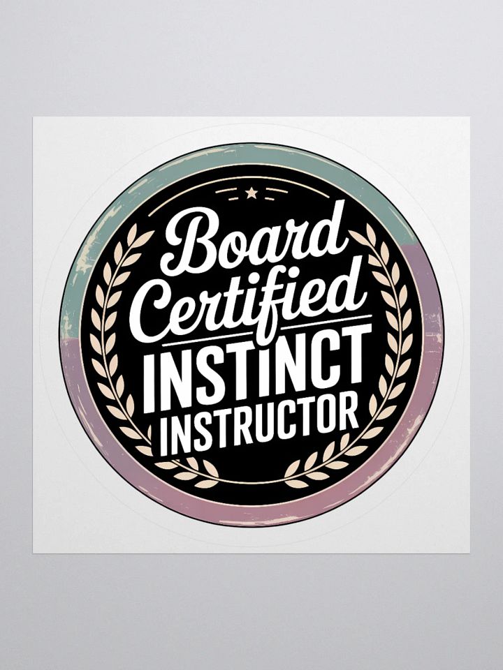 Board Certified Instinct Instructor - Splenic Authority Sticker product image (3)