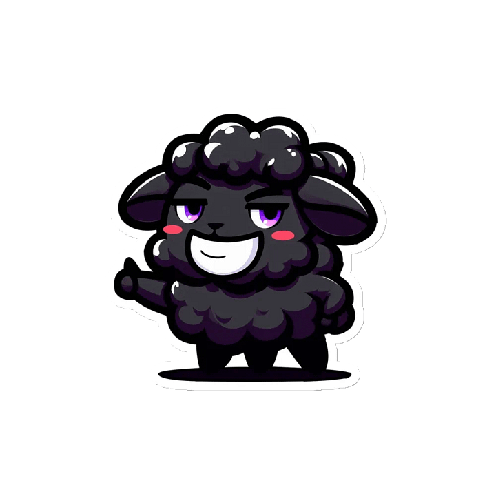 S3 Black Sheep Team Magnet product image (2)