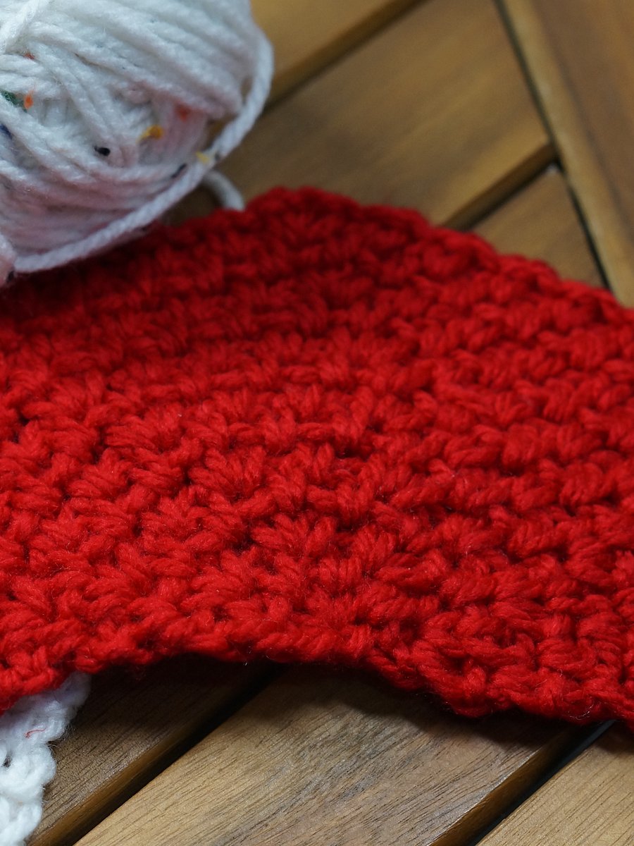 Moss stitch semi circle pdf crochet pattern product image (3)