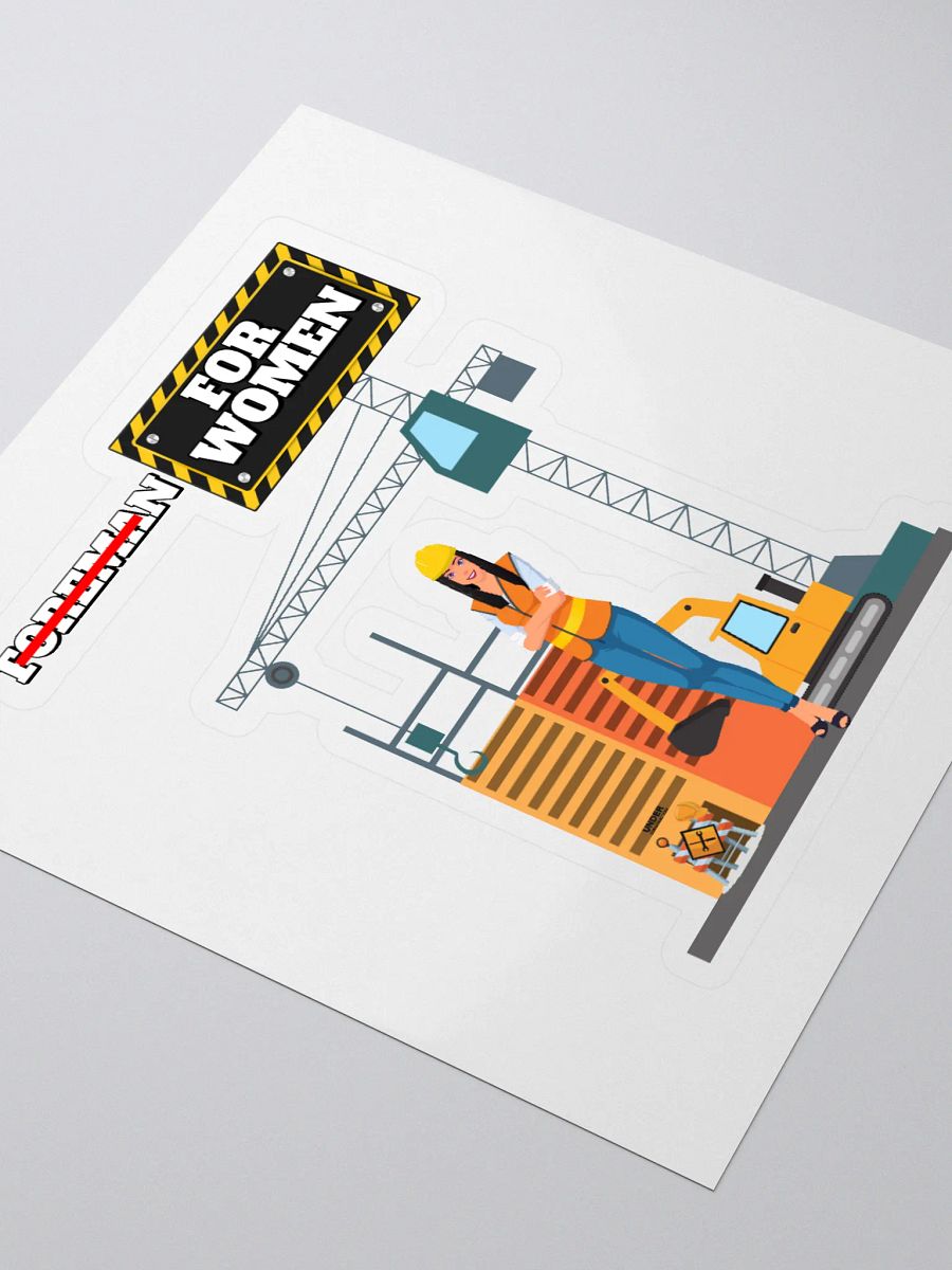 For Women Construction Sticker product image (3)