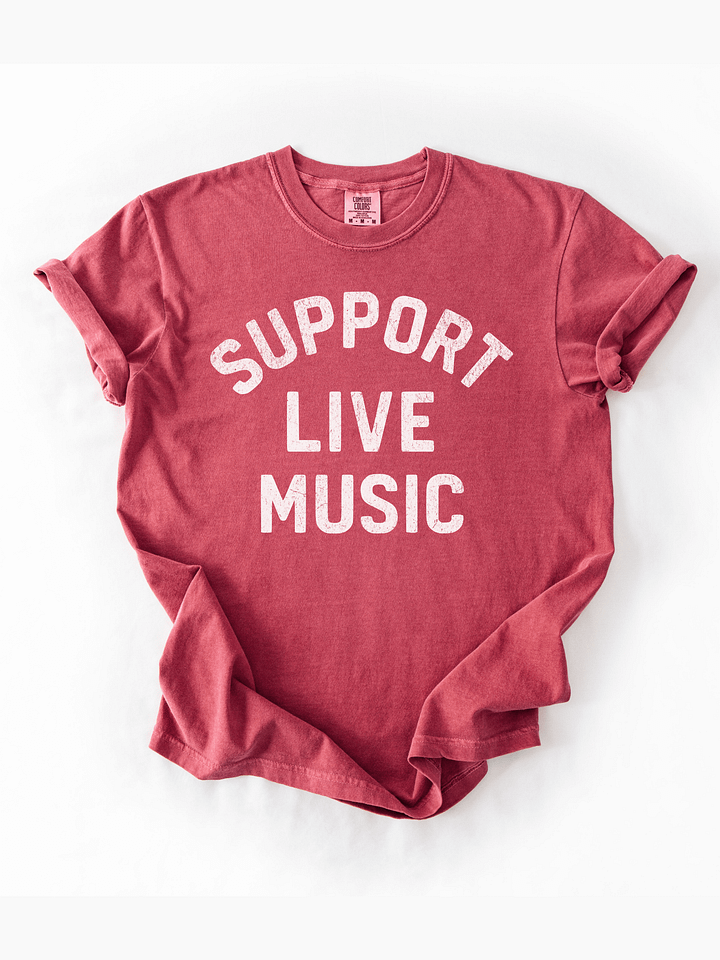 Comfort Colors Support Live Music T-Shirt product image (10)