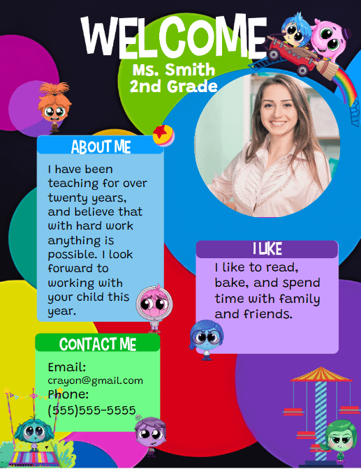 Inside Out Back to School Meet The Teacher product image (1)