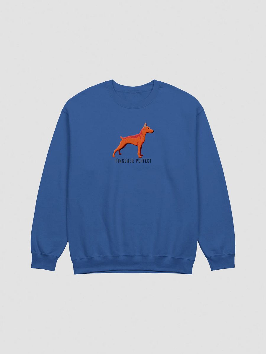 Pinscher Perfect Sweatshirt (Embroidered) of a Mini Pinscher(Red) product image (4)