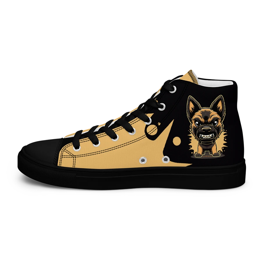 Belgian Malinois Angry Pup - Women's High Top Canvas Shoe product image (32)