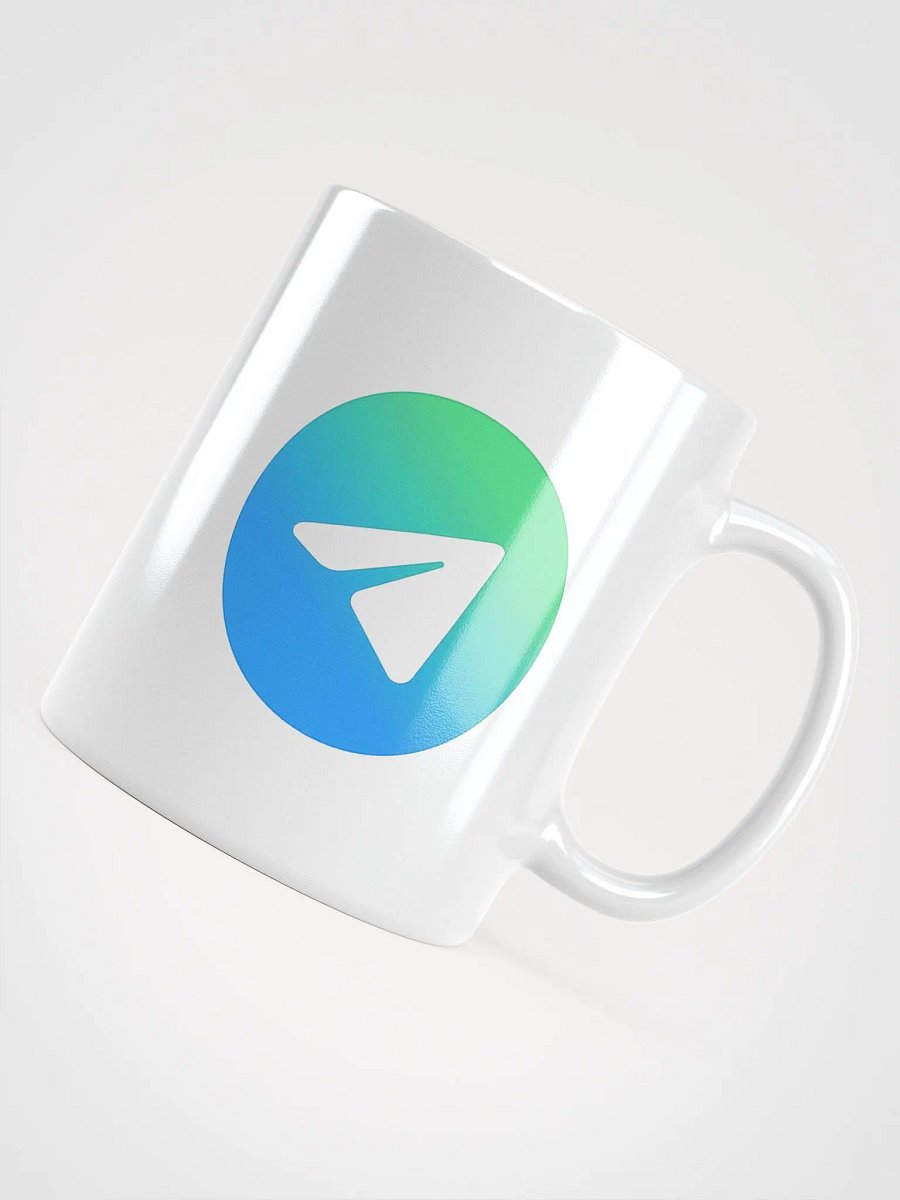 Taza con el logo Telegram Agua product image (4)