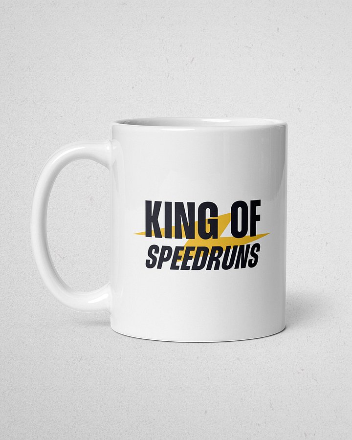 King of Speedruns - White Glossy Mug. Double Side product image (4)