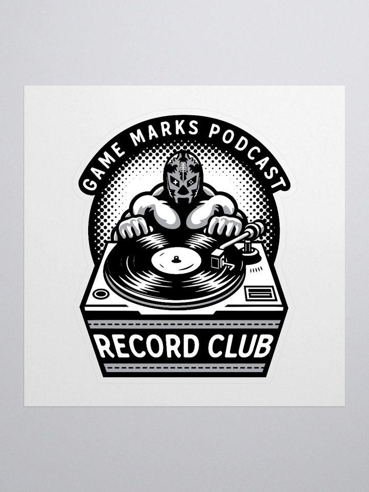 Game Marks Podcast Record Club Sticker product image (2)