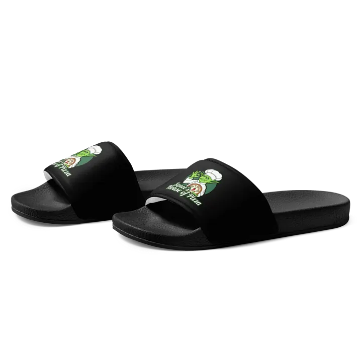 Squee’s House of Pizza Men’s Slides product image (2)