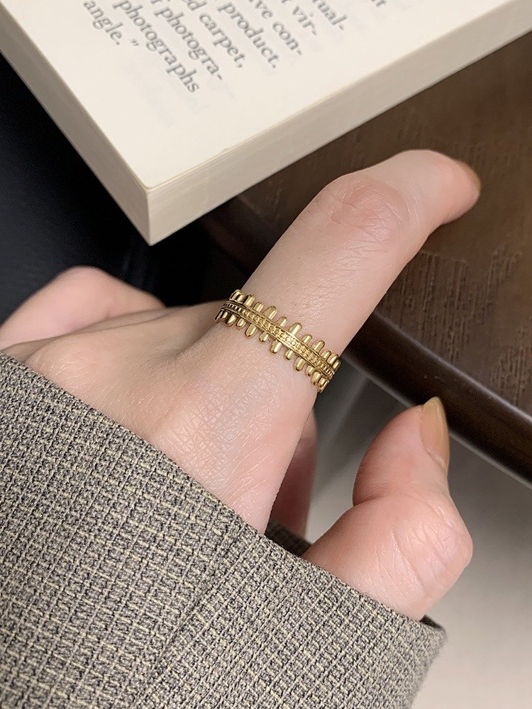 Boho Crown Adjustable Ring | 18K Gold Plated product image (7)