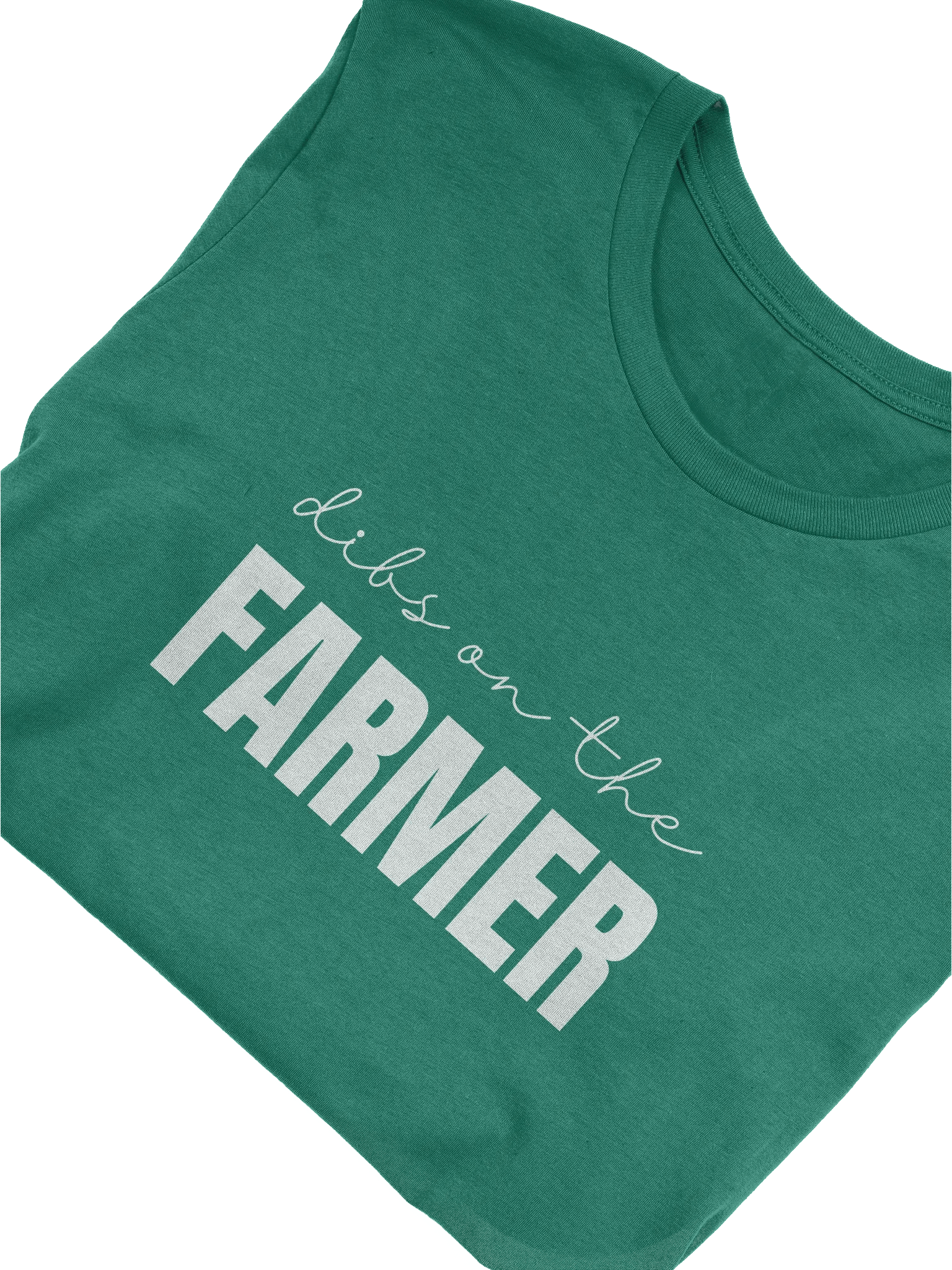 "Dibs on the farmer" t-shirt! (dark background) product image (4)