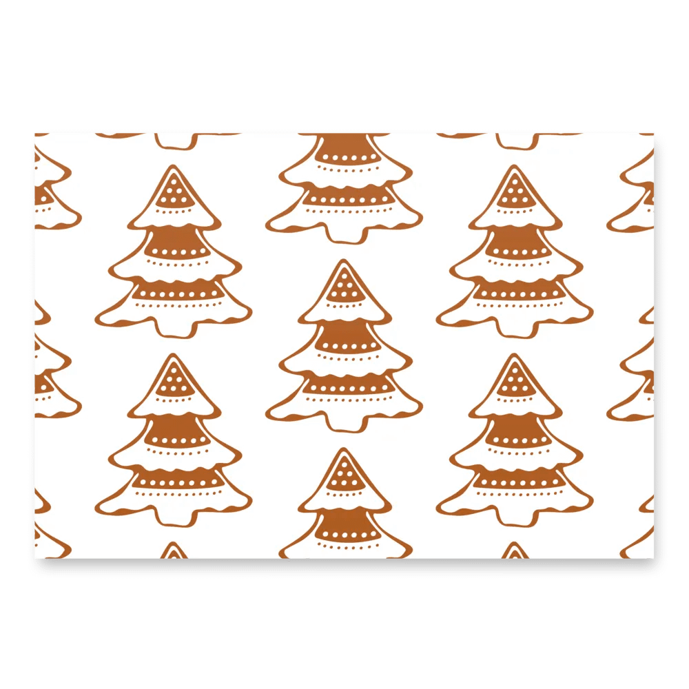 Gingerbread Tree Wrapping Paper product image (1)