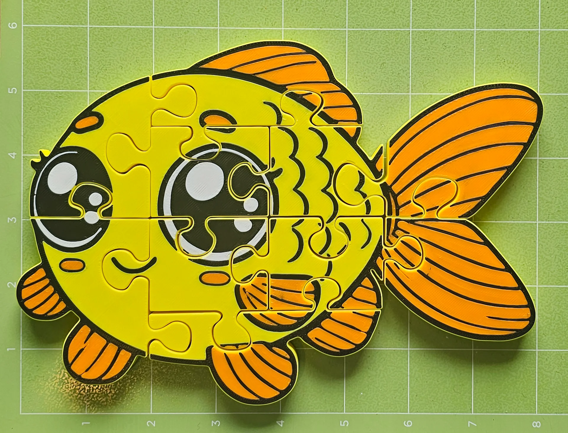 Fish 3D Printed Jigsaw Puzzle – A Splashy Underwater Adventure! product image (4)