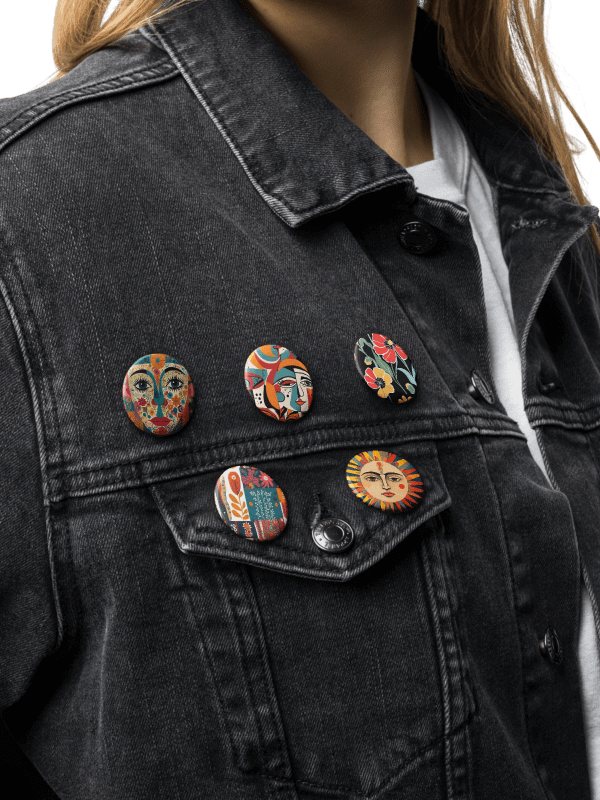 Collage Pin Buttons Set product image (1)