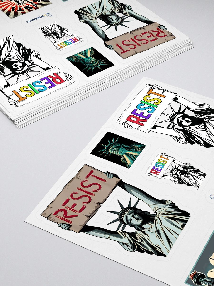 Democratic Political Smorgasbord Pack 3 Resist Stickers - Being Liberal product image (4)