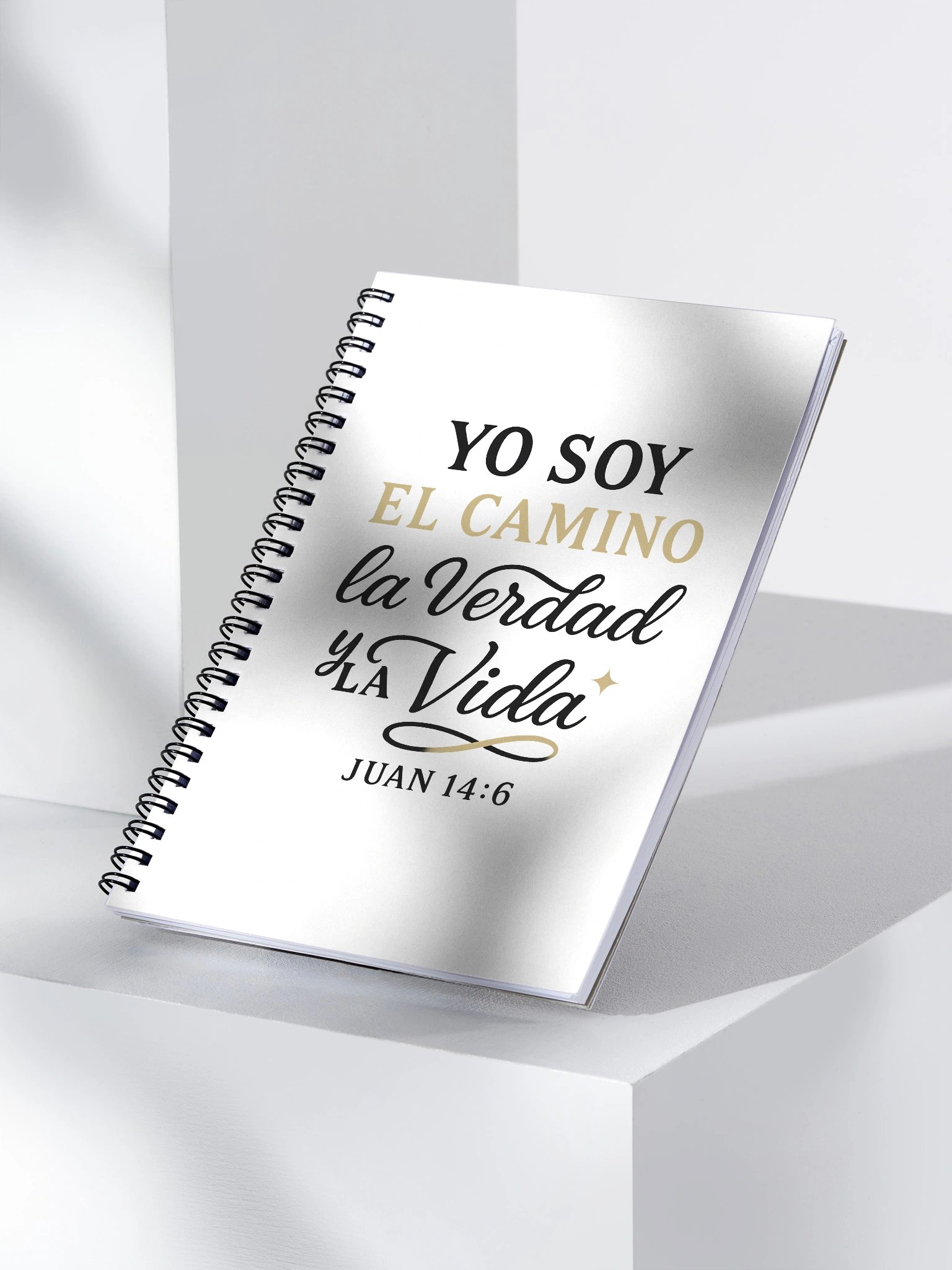 Christian Spiral Notebook – “Yo Soy el Camino, la Verdad y la Vida” – Spanish John 14:6 product image (3)