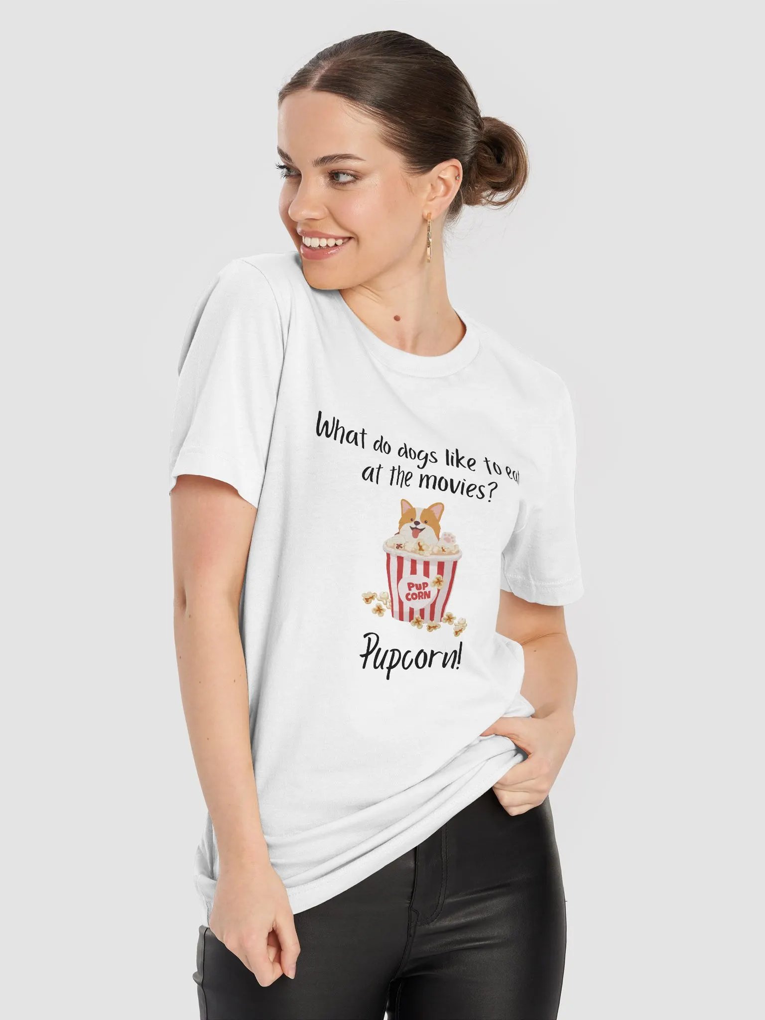 Pupcorn Tee - White product image (6)