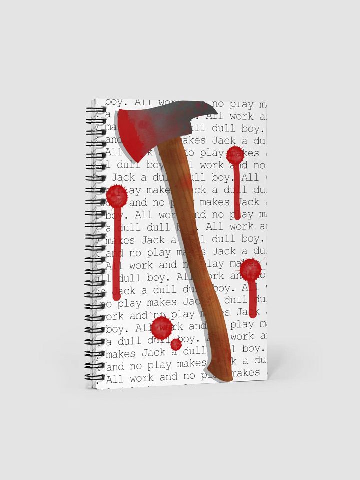 "All Work" Spiral Bound Notebook product image (1)