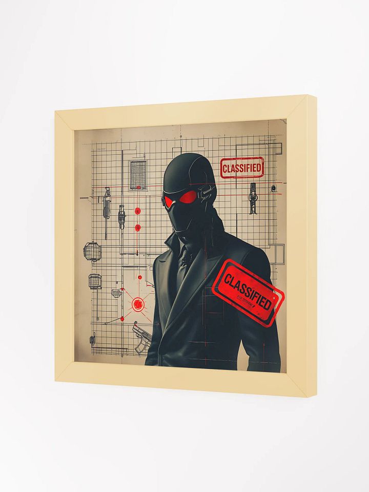 Classified Blueprint Secrets Framed Poster product image (2)