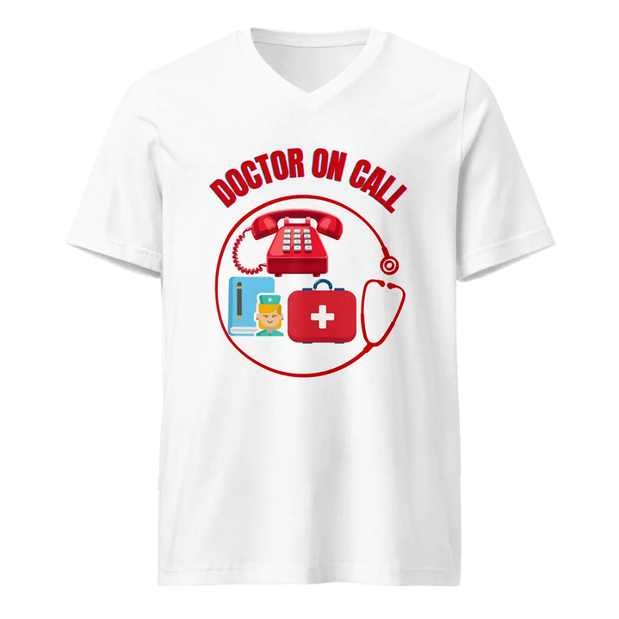 Doctor On Call V-Neck Tee product image (5)