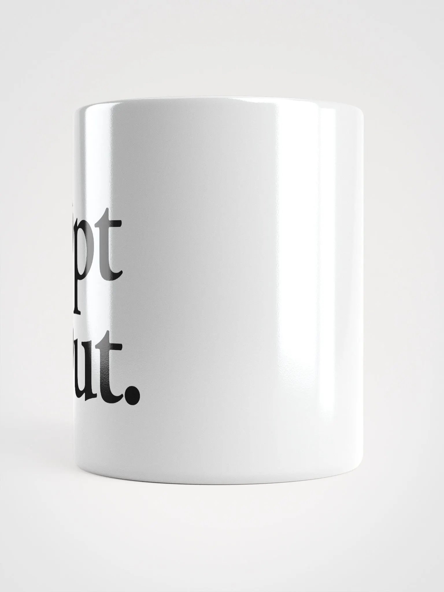 Opt Out mug - 100% ceramic product image (3)