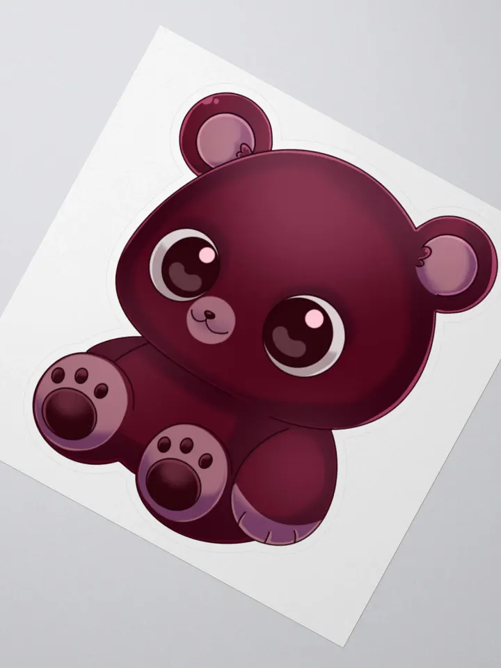 Afro the Bear Plush Sticker product image (5)