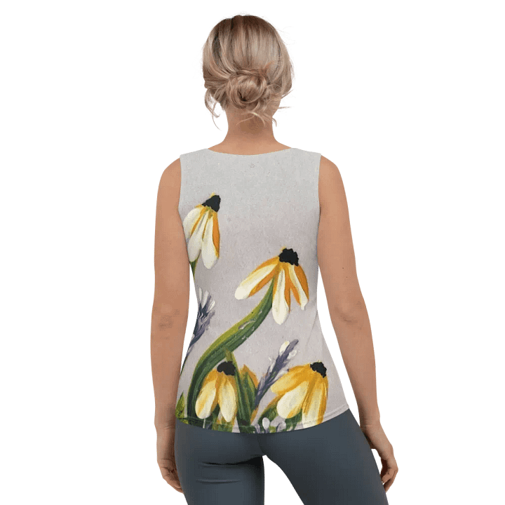 Yellow Daisy Serenade Women's Tank Top product image (2)