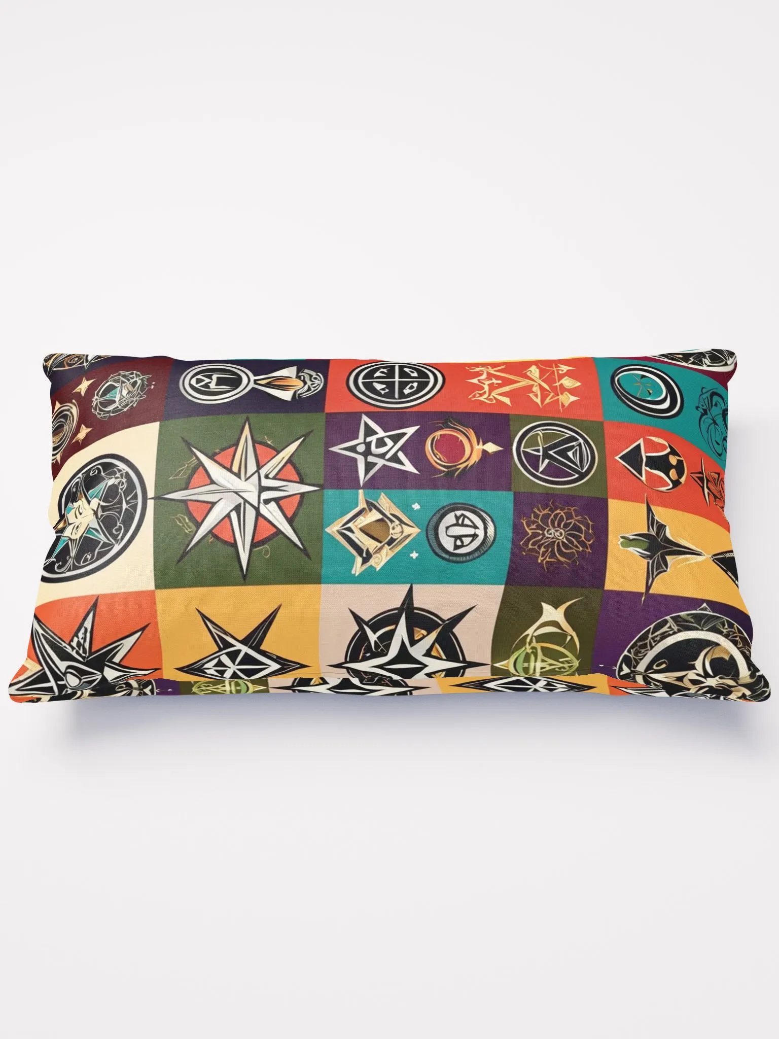 Brightly Coloured Symbology Cushion product image (1)