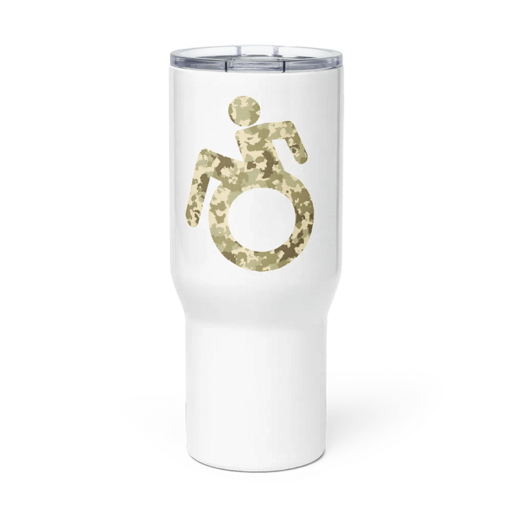 Wheelie, Desert Camo, Handled Travel Mug product image (1)