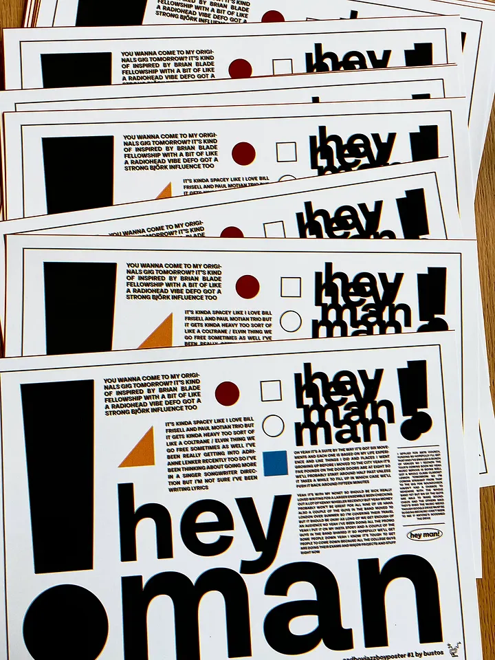 HEY MAN! Sadboyjazzboy Poster #1 product image (2)