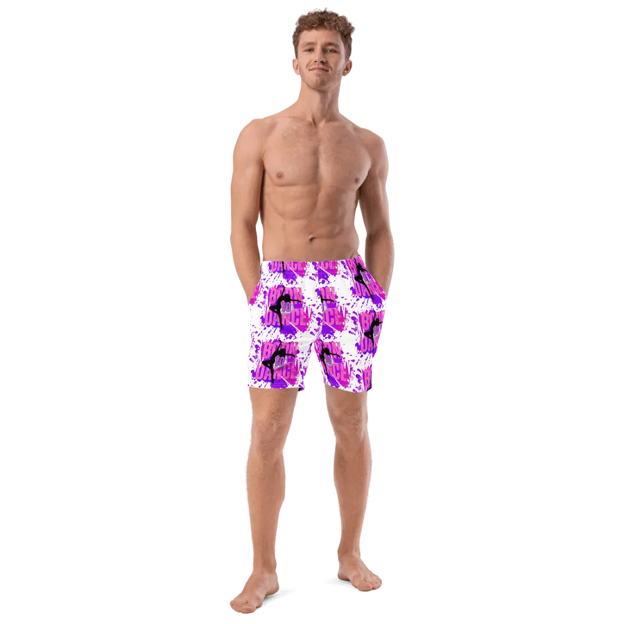 Born to Dance Her Silhouette All-Over Swim Trunks product image (10)