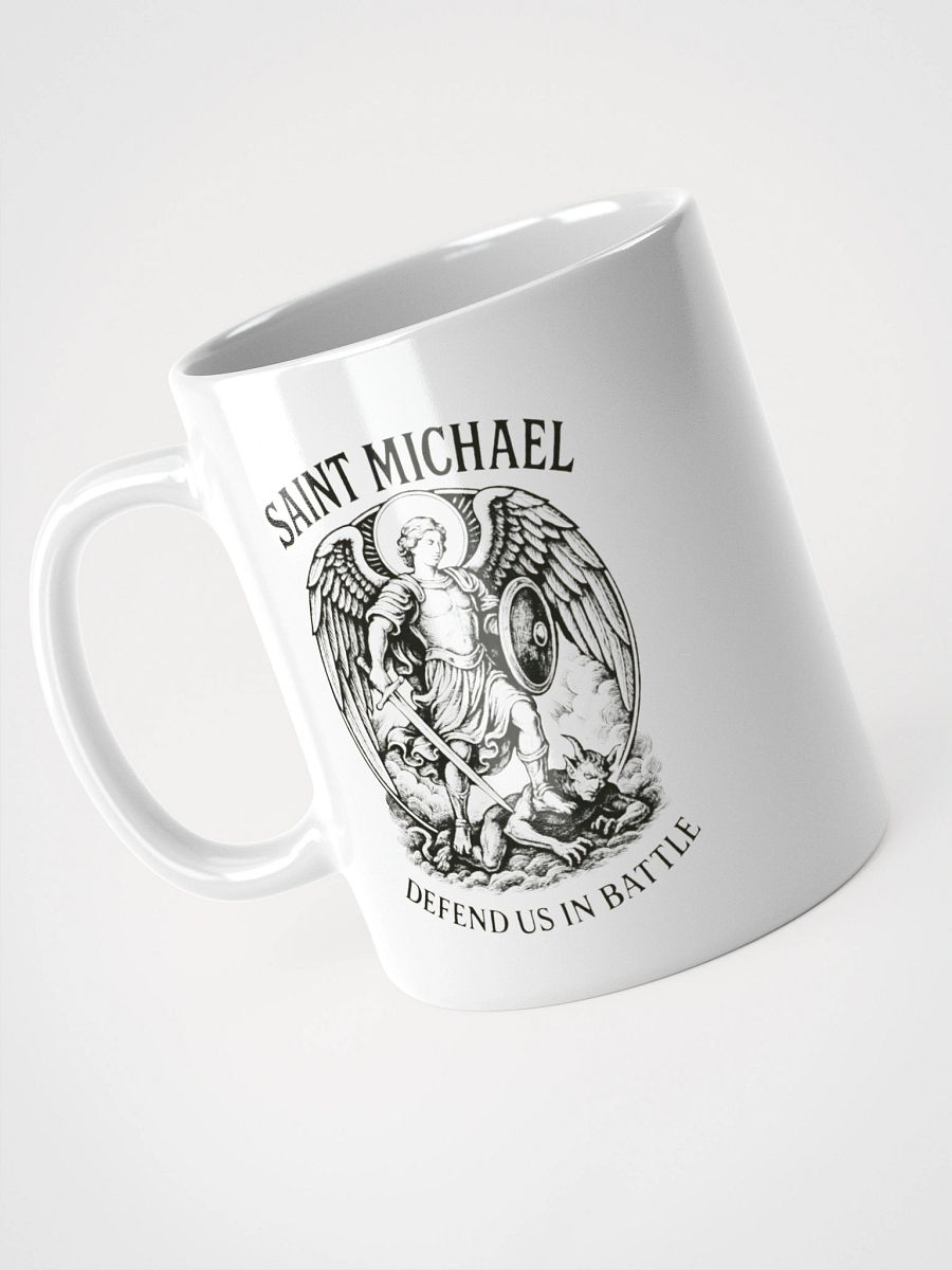 St Michael Defend Us In Battle Mug product image (8)