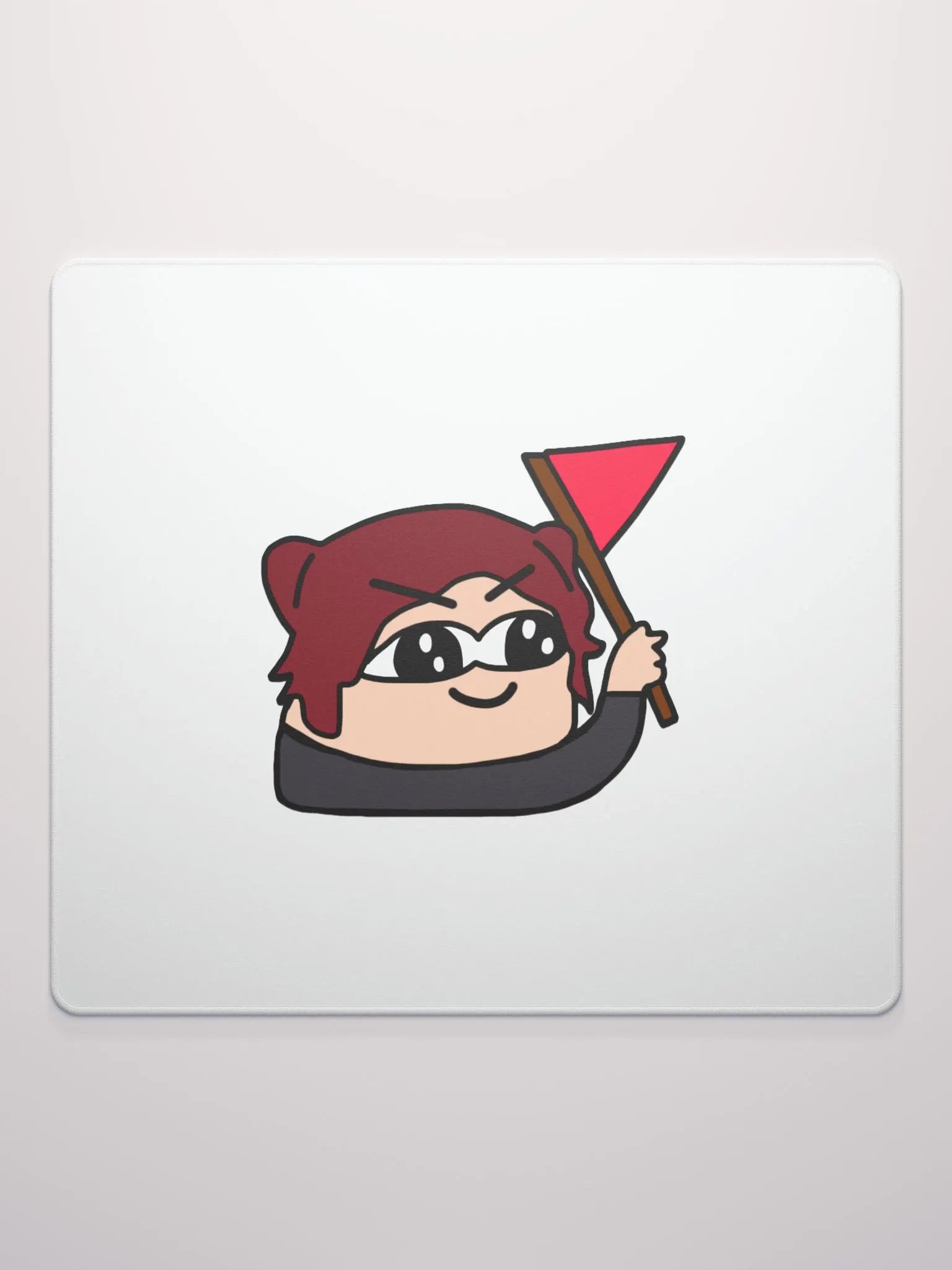 Tina Red Flag Mouse Pad product image (2)