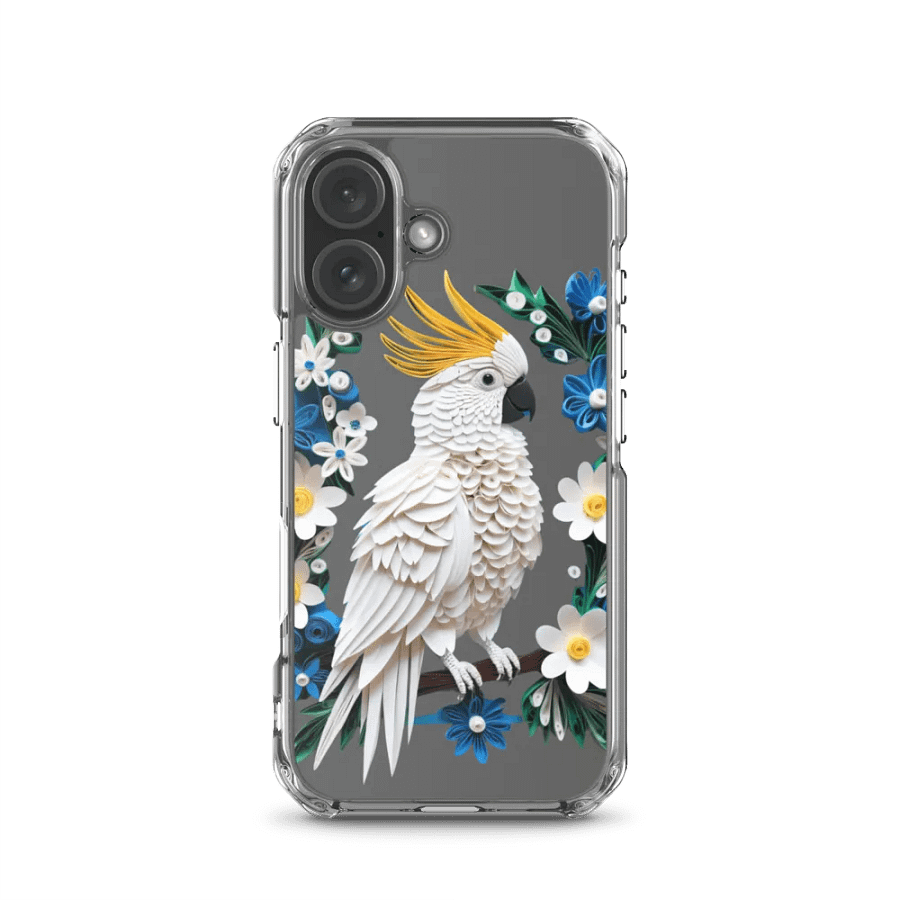 Quilled Cockatoo Clear iPhone® Case product image (23)
