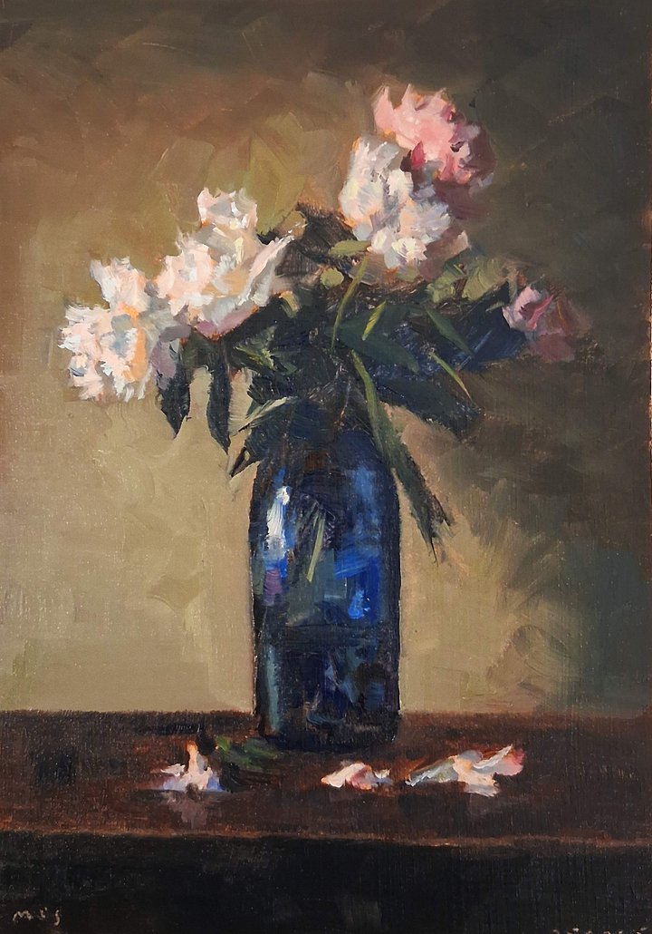 250925 Still Life with Peony Roses 2 Study Original product image (1)