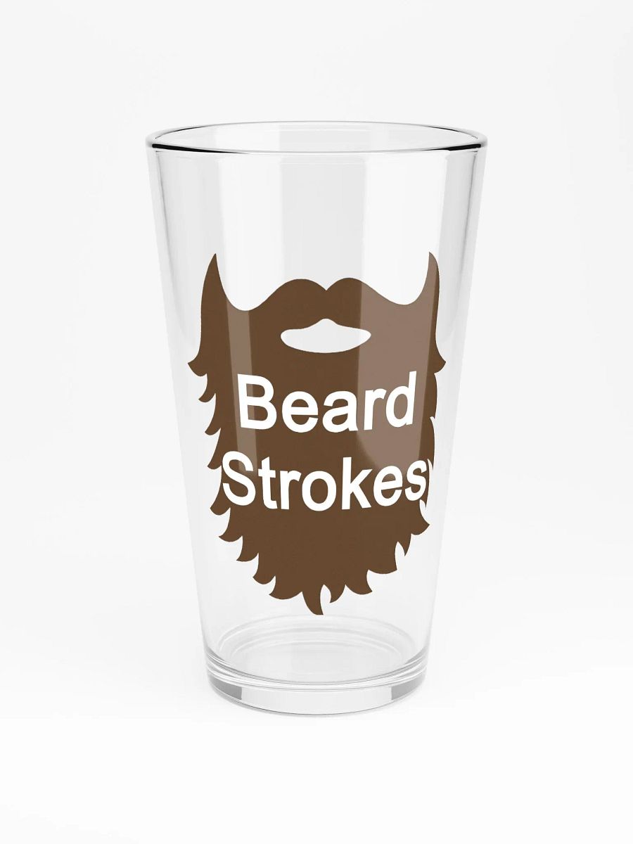 BEARD STROKES PINT GLASS product image (3)