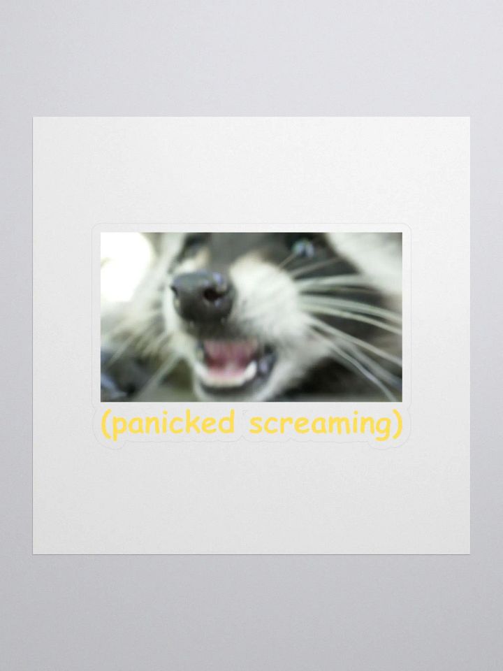 Panicked Screaming Sticker product image (1)