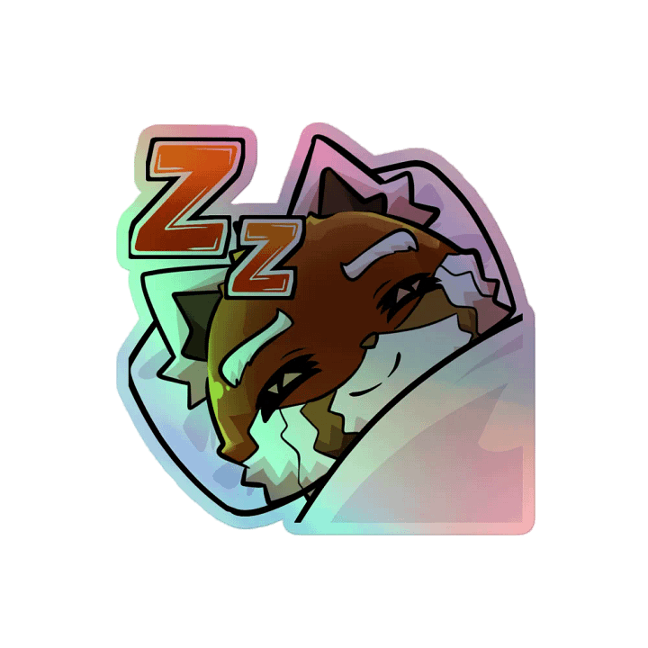 Holographic Sleep Sticker product image (2)