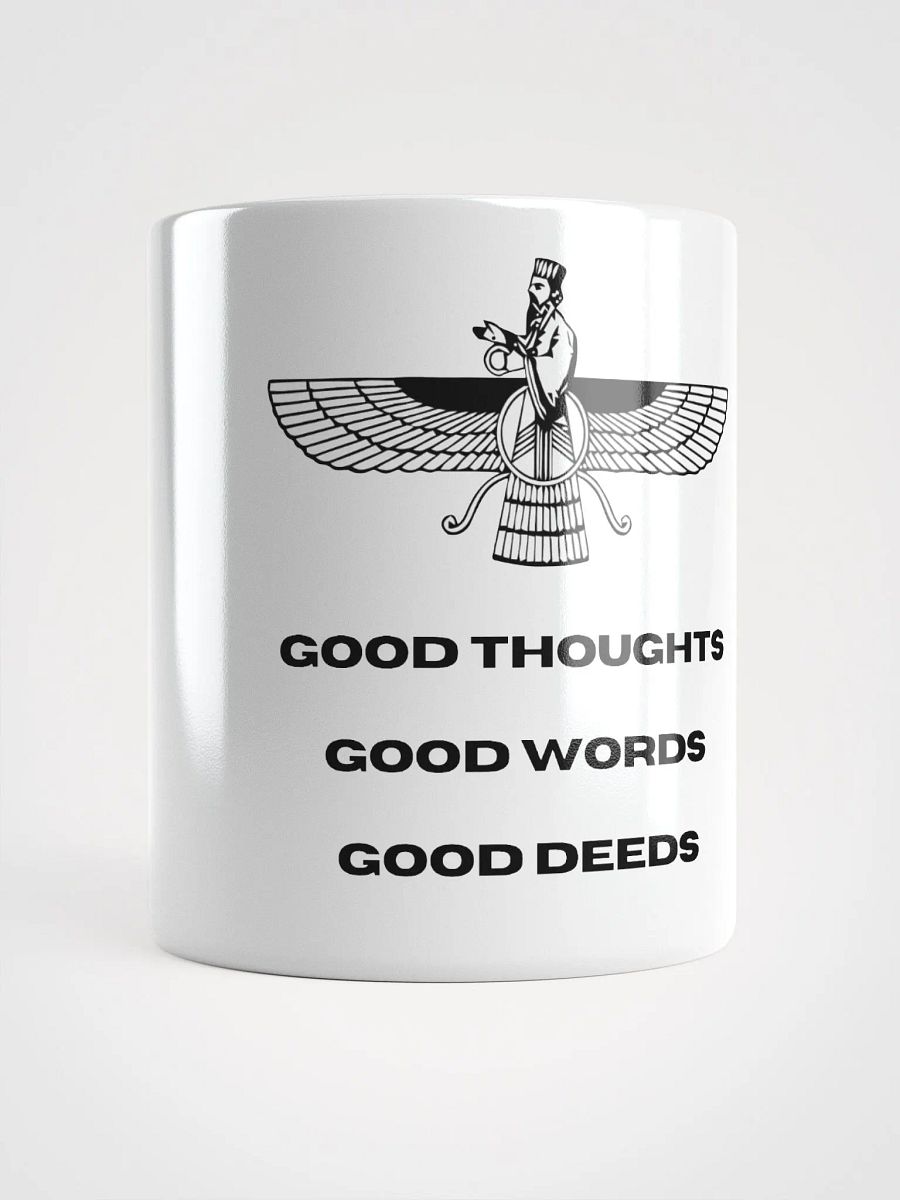 Faravahar Persian Design Mug Good Thoughts Good Words Good Deeds product image (14)