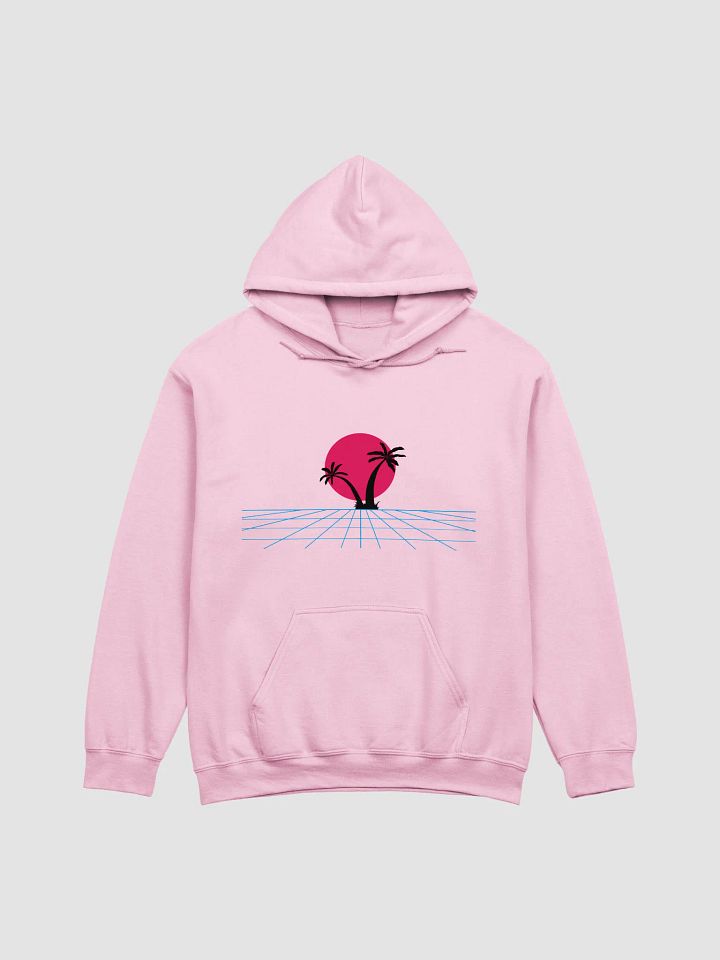 Retro Palm Tree Sunset Hoodie product image (1)
