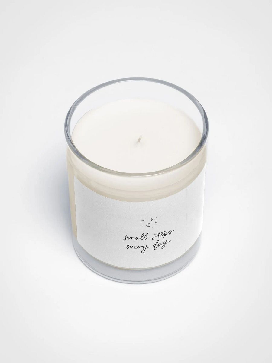 Small steps every day candle product image (3)