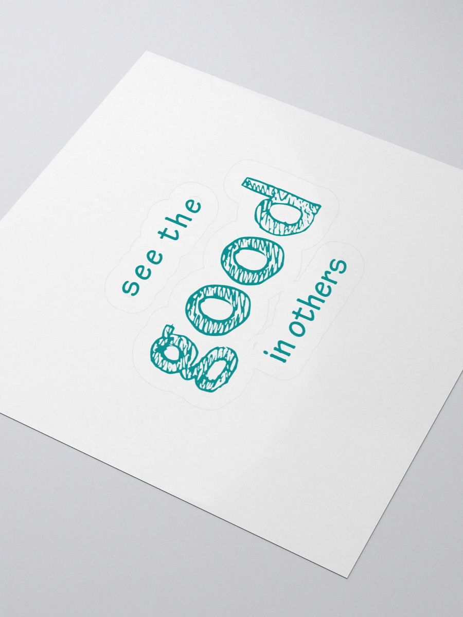 Good Vibes Teal Kiss Cut Stickers product image (7)